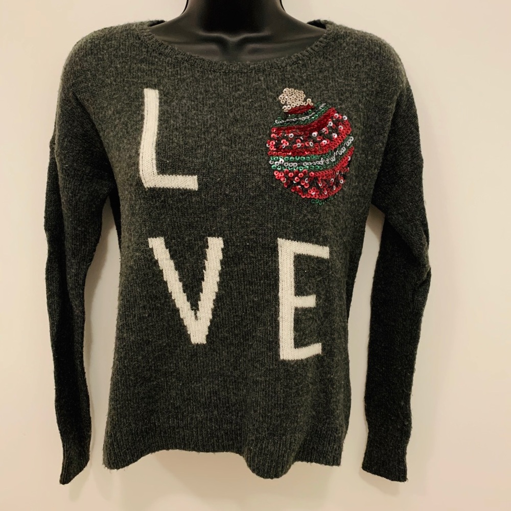 Black Christmas sweater